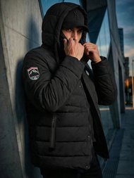 Juoda vyriška striukė  OZONEE JS/31M5081/392