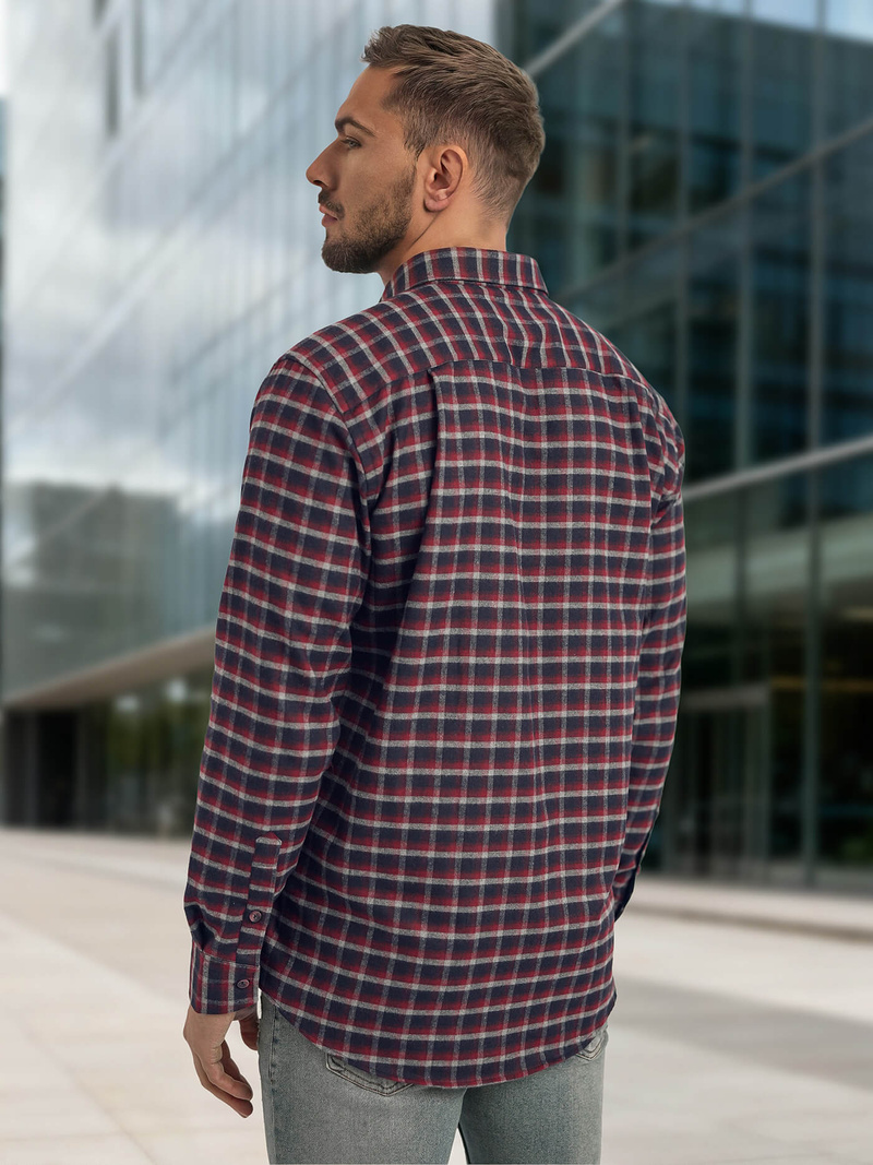 Bordinė vyriški marškiniai OZONEE V/V176