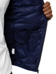 Pereinamojo laikotarpio tamsiai mėlyna vyriška striukė OZONEE JB/JP1139