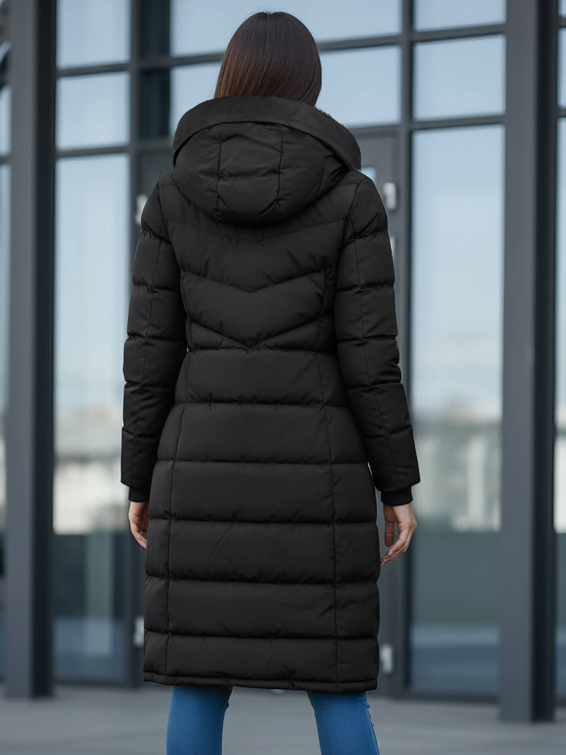 Juoda moteriška striukė OZONEE JS/M736/392Z