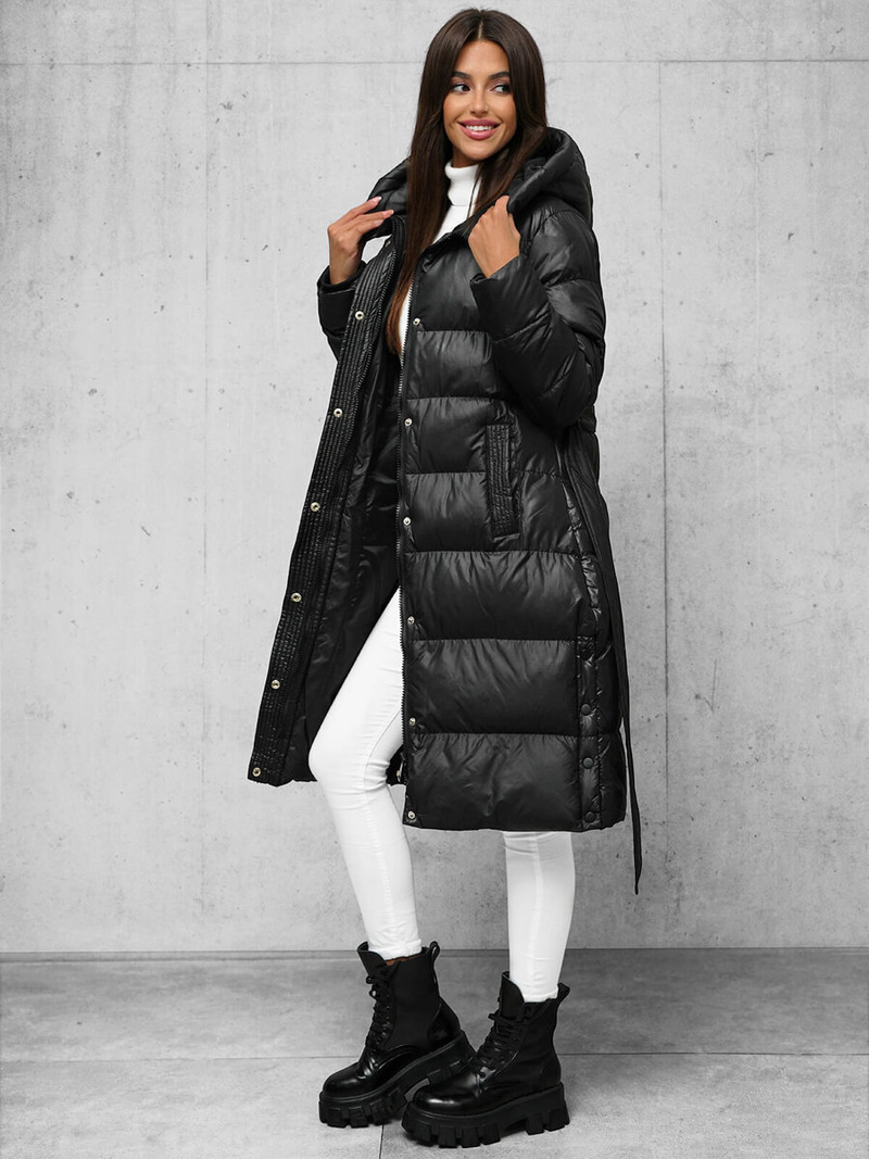 Juoda moteriška striukė OZONEE JS/5M3253/392