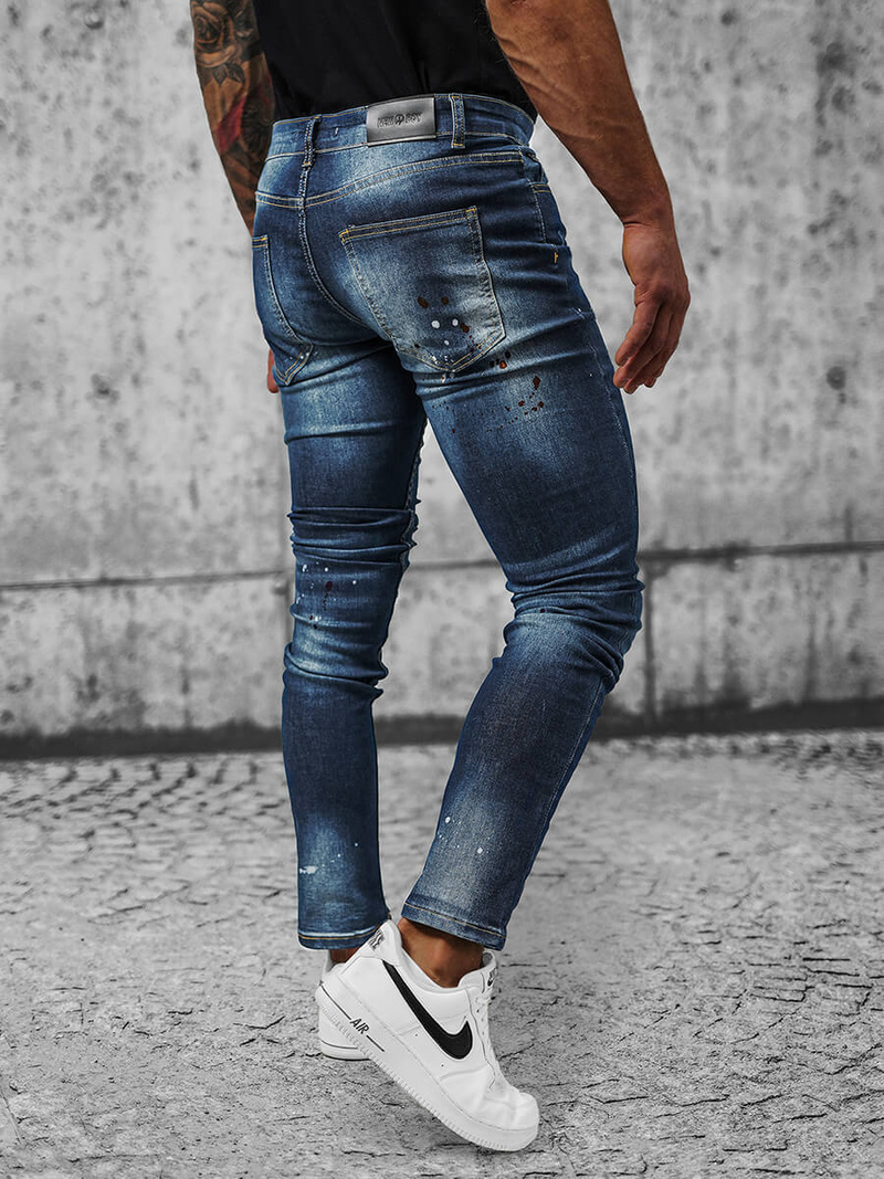 Tamsiai-mėlyni vyriški džinsai OZONEE NB/MP0170BS