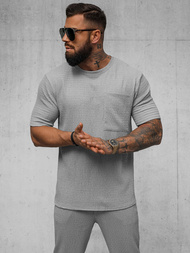 Pilkas vyriški marškinėliai OZONEE O/Y960T