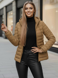 Tamiai-smėlinis moteriška striukė OZONEE JS/16M9103/84Z