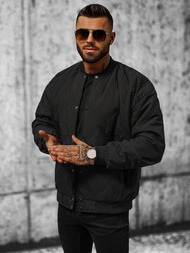 Juoda vyriška striukė OZONEE JS/84M3020/392