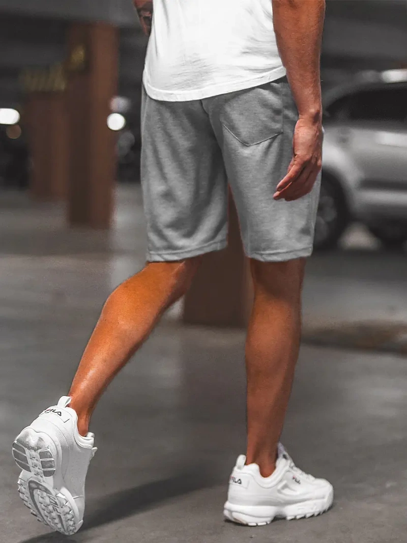 Pilki vyriški sportiniai šortai OZONEE O/WW20012/2