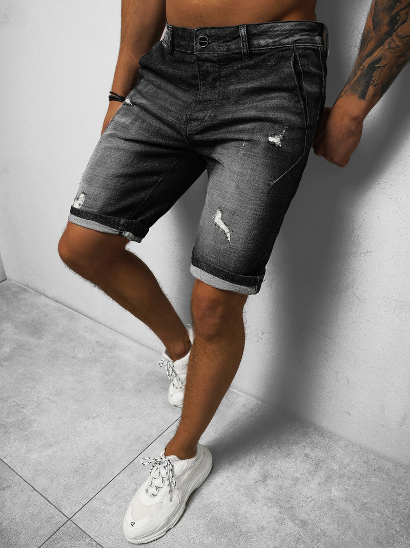 Juoda vyriški šortai OZONEE NB/MP0042N