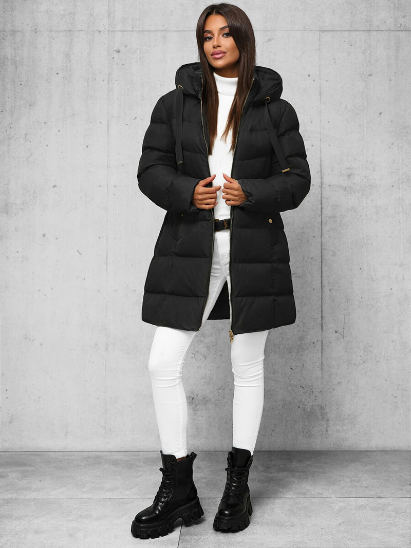 Juoda moteriška striukė OZONEE JS/5M3231/392