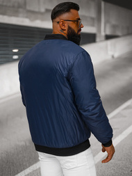 Tamsiai mėlyna vyriška striukė OZONEE JS/AK95Z