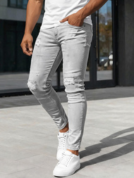 Pilki vyriški džinsai OZONEE DO/2822/2