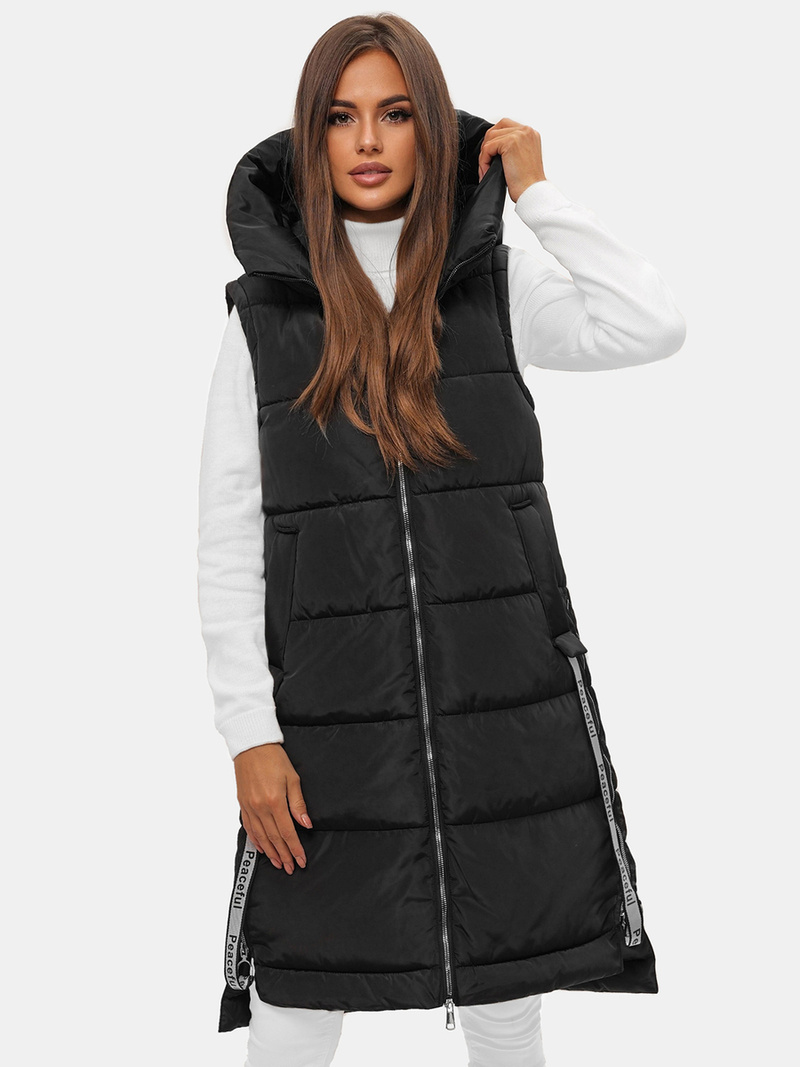 Juoda moteriška liemenė OZONEE O/DK113/1