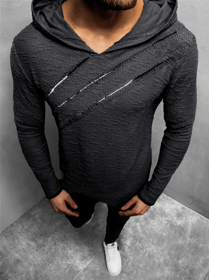 Pilkas vyriškas džemperis OZONEE A/1231Z