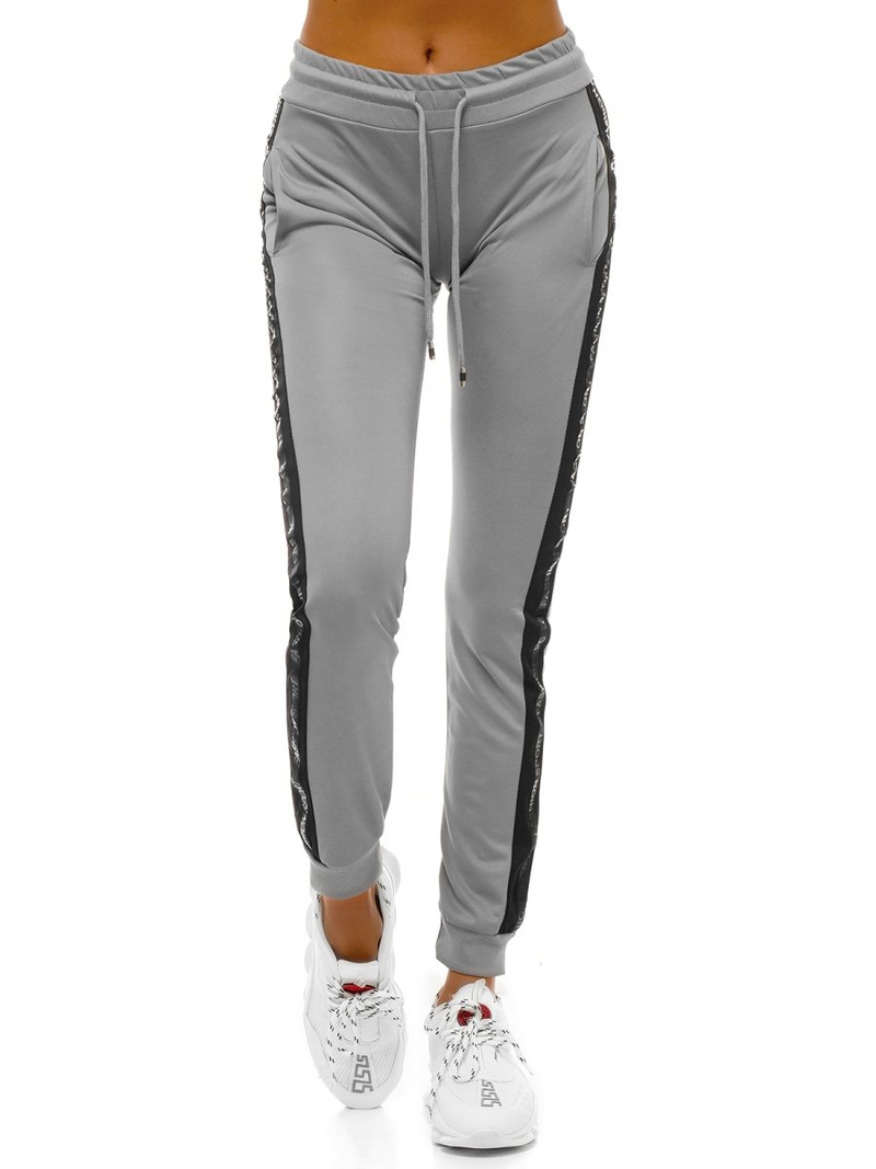 Pilkos moteriškos sportinės kelnės OZONEE O/82318