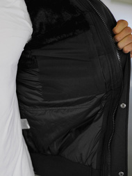 Juodi vyriška žieminė striukė OZONEE O/M798Z