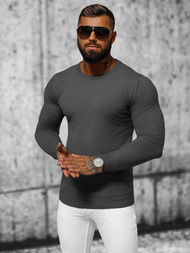 Grafitinis vyriškas megztinis OZONEE NB/MMB602/3Z