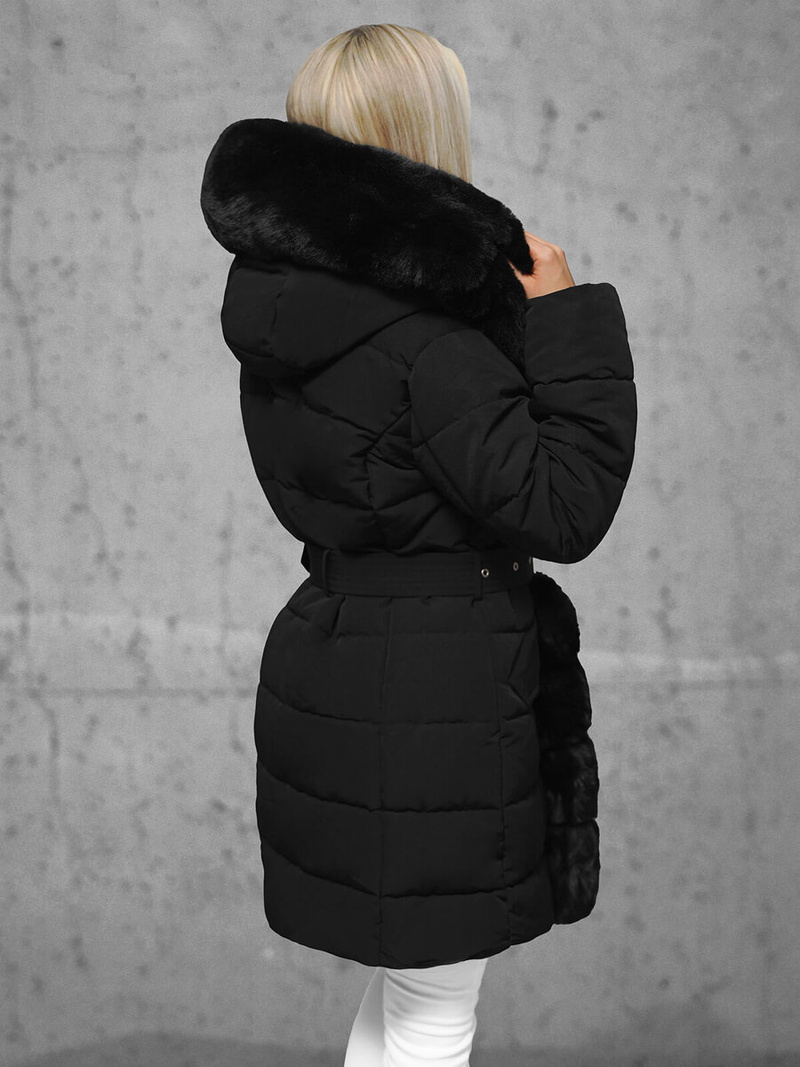 Juoda moteriška striukė OZONEE JS/11Z8096