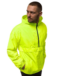 Pereinamojo laikotarpio geltonai-neoninis vyriška striukė OZONEE MACH/5001K