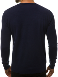 Tamsiai mėlynas vyriškas megztinis OZONEE TMK/YY06/16