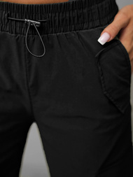 Juodos moteriškos kelnės OZONEE O/TT00393