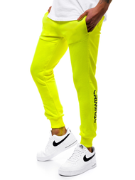 Geltonos vyriškos sportinės kelnės-NEON OZONEE G/11129