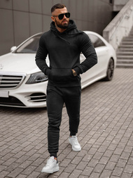 Juodas vyriškas sportinis kostiumas OZONEE JS/68C10381/3Z