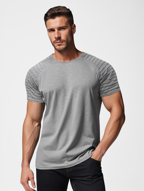 Grafitinis vyriški marškinėliai OZONEE JS/8T88/5