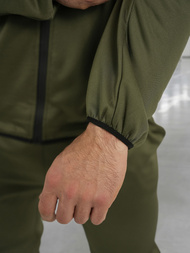 Rusvai žalsva vyriškas sportinis kostiumas OZONEE JS/8C1966/29