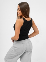 Juodi moteriškas apatinis trikotažas OZONEE JS/96T665/3