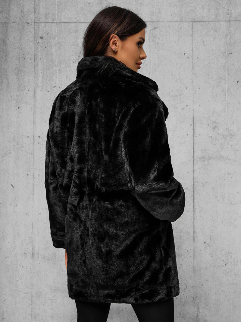 Juoda moteriška striukė OZONEE JS/11Z8168Z