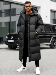 Juoda vyriška žieminė striukė OZONEE O/M3202Z