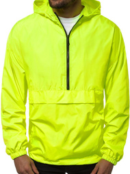 Pereinamojo laikotarpio geltonai-neoninis vyriška striukė OZONEE MACH/5001K