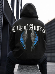 Juoda vyriškas džemperis su gobtuvu OZONEE JS/21B1901/3