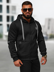 Juodas vyriškas sportinis kostiumas OZONEE O/LN11887