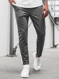  Grafitinės vyriškos chino kelnės OZONEE DJ/5529Z