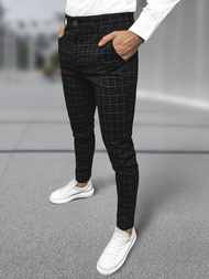 Juodos vyriškos chino kelnės OZONEE DJ/5515