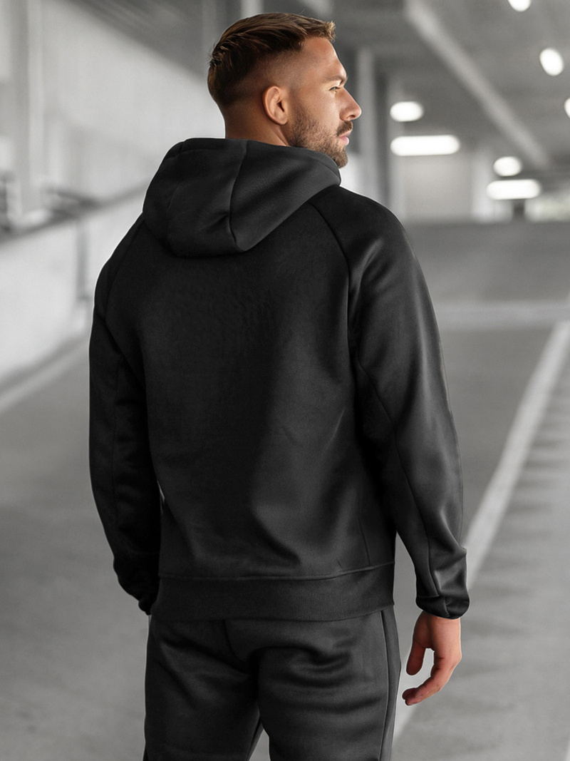 Juodas vyriškas sportinis kostiumas OZONEE JS/8C1967/3