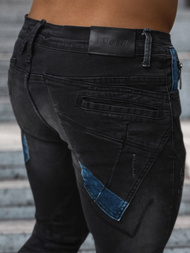 Juodai vyriški džinsai OZONEE NB/MP0025NZ