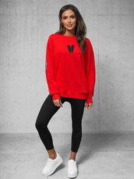 Raudona džemperis OZONEE O/SWE23034Z