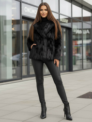 Juoda moteriška striukė OZONEE JS/11Z8261Z