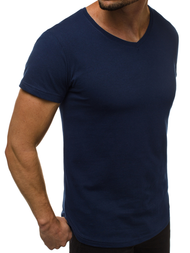 Tamsiai mėlyni vyriški marškinėliai OZONEE O/2309