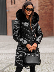 Juoda moteriška striukė OZONEE JS/16M9100/392Z