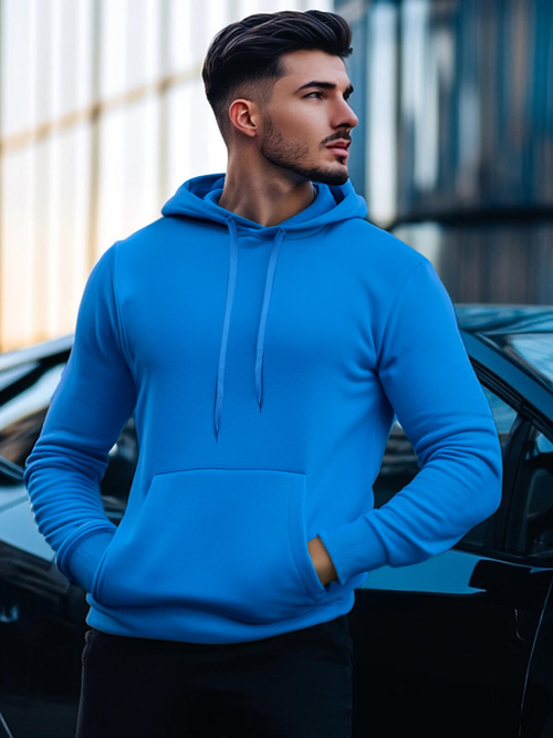 Mėlyna vyriškas džemperis OZONEE JS/2009Z