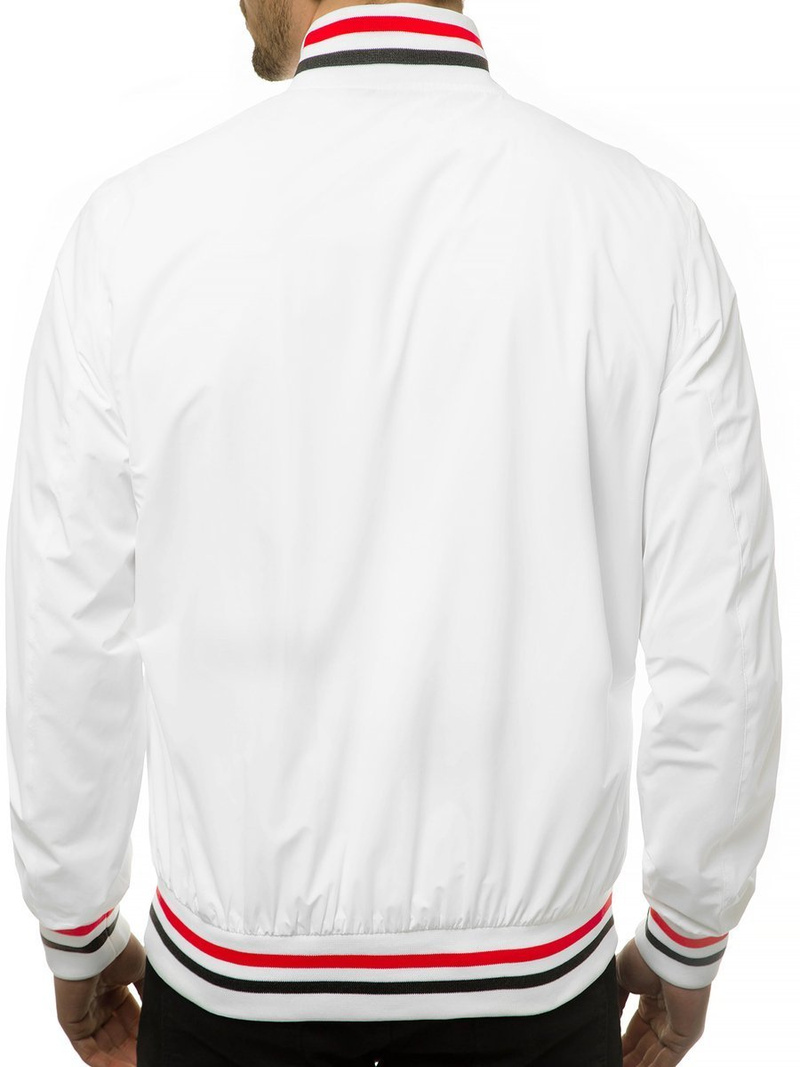 Balta vyriška bomber striukė OZONEE N/6193