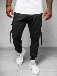 Juoda vyriškos sportinės kelnės OZONEE O/PS6021