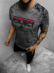 Grafitiniai vyriški marškinėliai OZONEE JS/SS10917Z