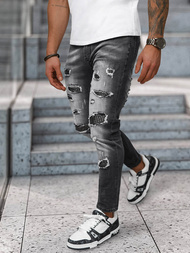 Juodai vyriški džinsai OZONEE NB/MP0152N