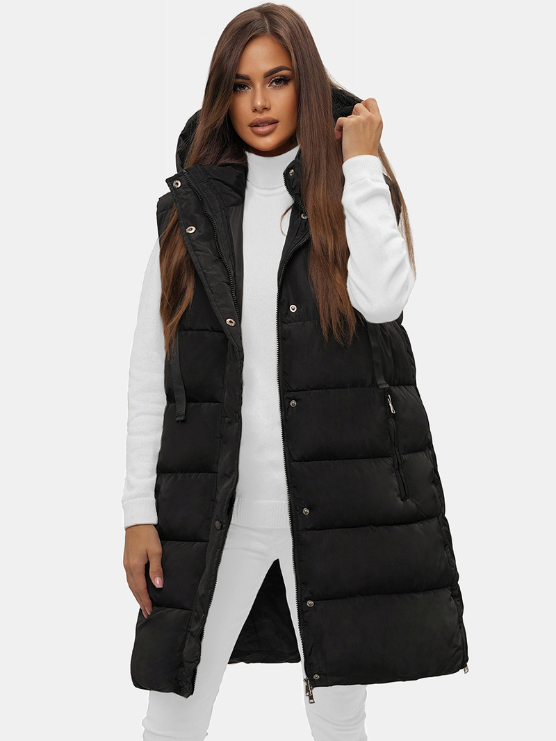 Juoda moteriška liemenė OZONEE O/81276