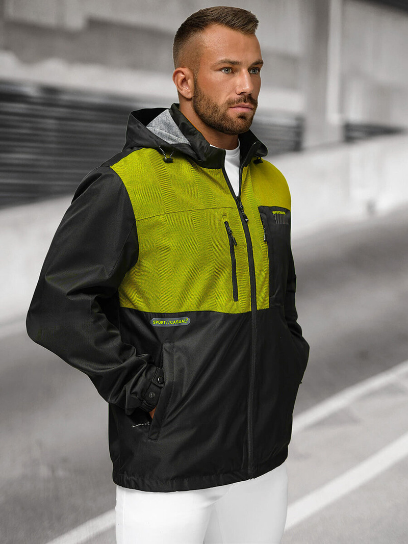 Juodi vyriška striukė OZONEE JS/22M311/392Z