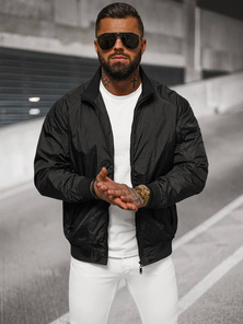 Juoda vyriška striukė OZONEE JS/5M3212/392