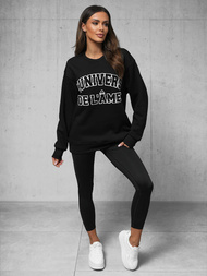 Juodas džemperis OZONEE O/SWE23055